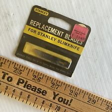 Vintage 1960's SEALED Stanley Replacement Blades for Slimknife picture