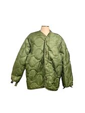 USGI FIELD JACKET LINER QUILTED M-65 OD Green Medium 8415-00-782-2888 EXC picture