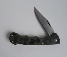 Imperial Camo Knife Stainless Lockback Blade USA 5715 Vintage Pocketknife picture