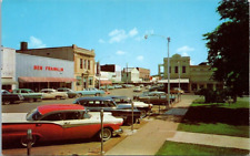 Searcy AR c50's Downtown Ben Franklin Security Bank Drugs Cars Parking Meters picture