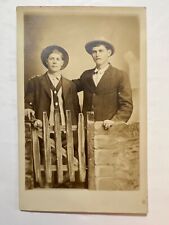 RPPC Photo Postcard Two Handsome Men Gay interest picture