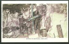 Mining In Montana Drilling Postcard Occupational picture