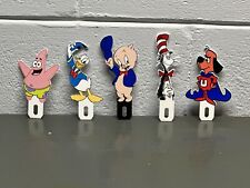 FIVE CARTOON METAL Plate Toppers Looney Tunes Cartoon Character Warner Bros Sign picture