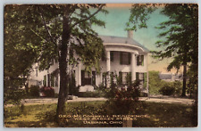 Hand Colored Postcard~ Geo McConnel Residence~ West Market Street, Urbana, Ohio picture