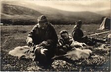 PC LAPPLAND LAPP ETHNIC TYPES LAPPER FINMARKEN REAL PHOTO POSTCARD (a50050) picture