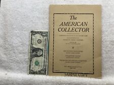 1927 The American Collector Magazine Auctions Volume 4 Number 6 Vtg picture