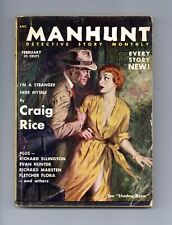 Manhunt Magazine Vol. 2 #2 VG 1954 picture
