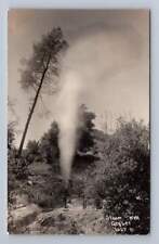 Steam Well ~ California Geysers RPPC Vintage Sonoma Patterson Photo Healdsburg picture