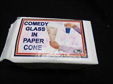 COMEDY GLASS In Paper Cone - Liquid Appears From ANY Empty Rolled Up Paper picture