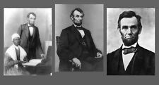 Abraham Lincoln 3 PHOTO Lot, Sojourner Truth, 1864 Womens Civil Rights Activist picture