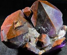HUGE 11X9X10 CM HEMATIZED AMETHYST RED-TOP POINTS, ONTARIO, CANADA #19|1138GR picture