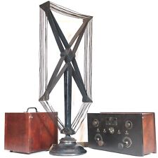 1922 Western Electric 4-B Radio w/Original Battery Box & Loop * Works picture