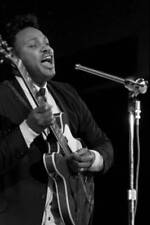 Blues Musician Otis Rush Plays Guitar As He Performs Onstage At T - Old Photo picture