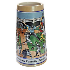 Budweiser Sports Stein 1990 Favorite Pastime CS124 Limited Edition picture