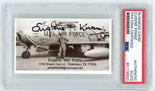EUGENE GENE KRANZ Signed Business Card- NASA Apollo 11 13 Flight Director -PSA picture