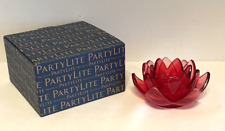 PartyLite Holiday Stacking Blossom Tea Light Candle Holder Votive Lotus Flower picture
