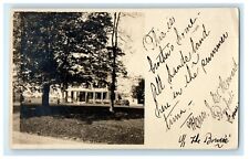 1911 Victorian House Home Pomfret Connecticut CT RPPC Photo Antique Postcard picture