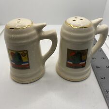 1973 Boy Scout National Jamboree Ceramic Salt & Pepper Shakers BSA 51-871Y picture
