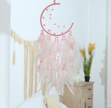 Pink Dream Catcher for Kids Handmade Feather Kit Wall Hanging Decoration Bedroom picture