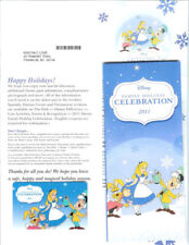 Disney 2011 Family Holiday Celeb, Unused Complete Ticket Kit Alice in Wonderland picture