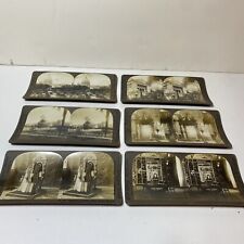 VATICAN-ROME ~LOT of 6 Antique Stereoview Cards picture