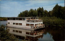 Riverboat Tahquamenon Soo Junction Michigan ~ 1950-60s vintage postcard picture
