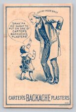 Carters Backache Plasters Grandfather Girl P70 picture