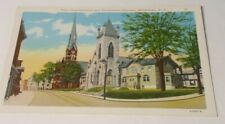 1930s postcard Congregational & Universalist church Main Street  Middletown NY  picture
