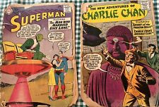 Vintage Comic Books-the New Adventures Of Charlie Chan & D C Superman- picture