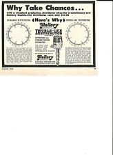 Print Ad VTG 1962 Mallory Double-life Distributor 