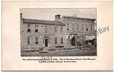 Postcard OH Bellevue, Ohio; Centennial, Exchange Hotel, Woodward Block 1915 A5 picture