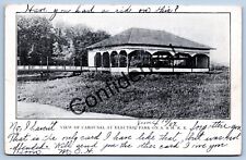 View Of Carousel Electric Park On A. & H. R. R. Albany Hudson Kinderhook NY G109 picture