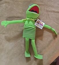 Kermit The Frog Slinky Plush Sesame Street Toy VTG 1999 Nanco 13
