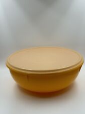 Vintage Tupperware Fix-N-Mix Bowl Yellow Gold 274-5 w/lid 224-19 picture