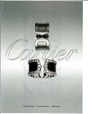 2001 Cartier Original Magazine Print Ad Double C Rings Luxury High End Jewelry picture