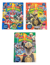 Mighty Morphin Power Rangers Vintage Books Vol. 1-3 1994 Saban MMPR Hardback picture