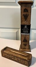 2 Elegant Expressions Incense Holders Both With Incense Sticks picture