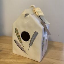 Rae Dunn Feather Birdhouse Artisan Collection by Magenta Square Yellow Ribbon picture