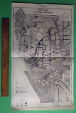 rare 1925 Buffalo Use Map Of Zoning Ordinance Districts City Planning 10