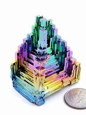 BUTW AAA grade Lab-Created Rainbow Colored Bismuth Crystals Lapidary 3756P picture