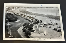 Postcard RPPC Photo La Baule Casino Gardens & Beach France 1946 picture