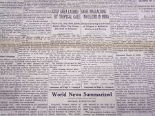 1947 AUGUST 25 NEW YORK TIMES - SIKHS MASSACRING MUSLIMS IN INDIA - NT 3487 picture