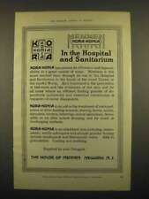 1918 Mennen Kora-Konia Powder Ad - Hospital, Sanitarium picture