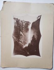 Antique Cabinet Photo BRIDAL VAIL FALLS Yosemite Valley National Park CALIFORNIA picture