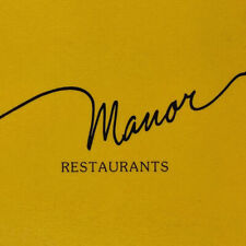 Vintage 1980s Manor Restaurant Menu Dundee Elgin Rockford St Charles Illinois picture