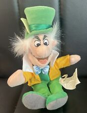 Disney Store Mad Hatter Alice in Wonderland Bean Bag Plush Mad Hatter 9 inch picture