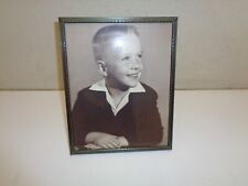 Vintage Metal Picture Frame With Photo Easel Back picture
