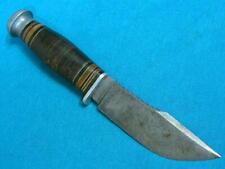 RARE ANTIQUE MARSHALL WELLS HDW HUNTING SKINNING CAMP KNIFE KNIVES VINTAGE BOWIE picture