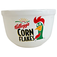 Vintage 1999 Kellogg's Corn Flakes White Ceramic Cereal Bowl Large 24 OZ Corny picture