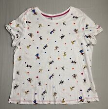 Disney Parks Womens T-Shirt Size 1X White Mickey Minnie Goofy Top  picture